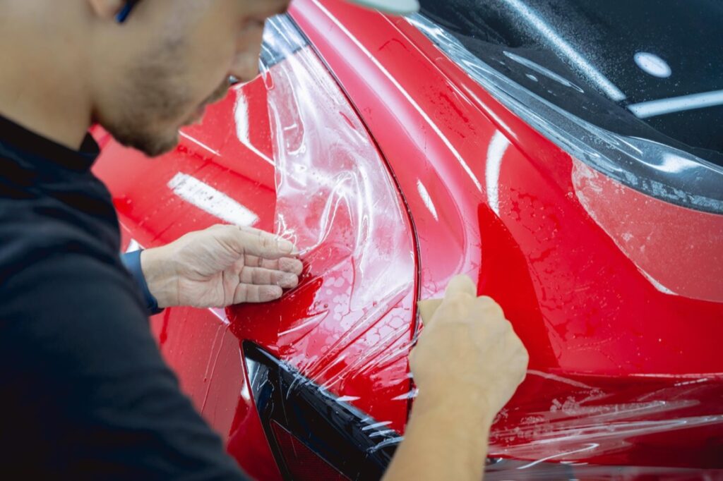 Aplikacja folii PPF wymaga precyzji oraz specjalistycznej wiedzy, dlatego najlepiej jest powierzyć to zadanie profesjonalistom